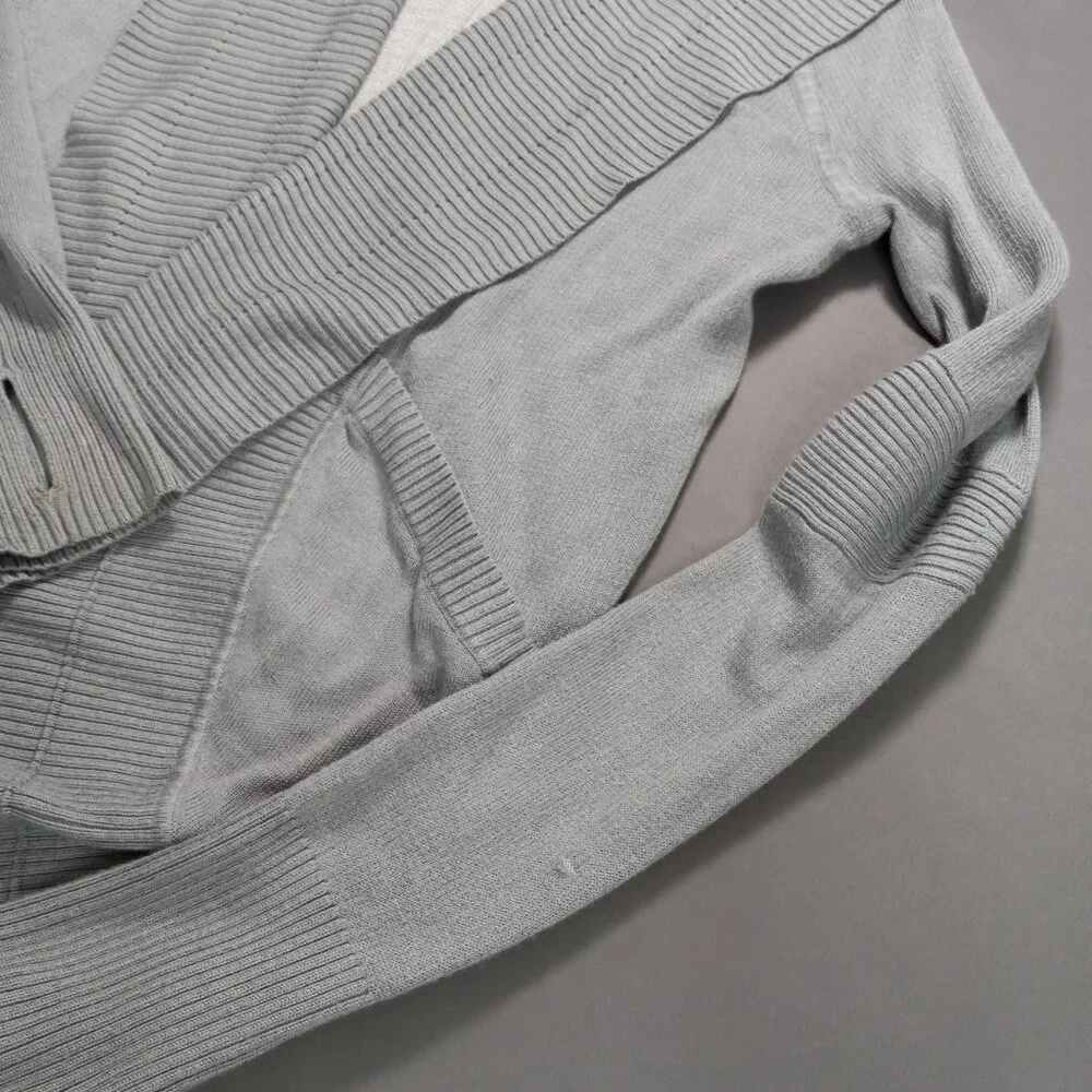 Lululemon Wrap It Up Sweater Gray Size 4‎ - Picture 5 of 17